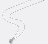 Moissanite Diamond Pendant Necklaces For Women 925 Sterling Silver Luxury Chain Trending Iced Bling Wedding Jewelry