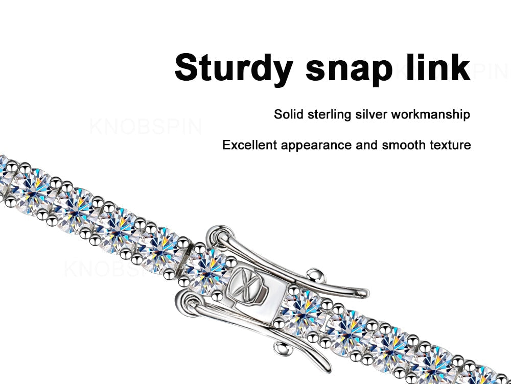 925 Moissanite Tennis Bracelet