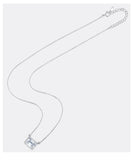 Emerald Cut 1CT Moissanite Necklaces