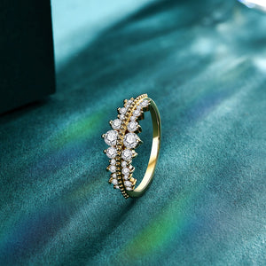 Brilliant Cut 3.0mm Moissanite Ring for Women Men Pure Solid 925 Silver for Wedding Engagement Luxury Party Gift