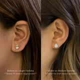 0.5-5ct Oval Cut Moissanite Stud Earring for Women D Color Sparkling Diamond 925 Sterling Silver Studs