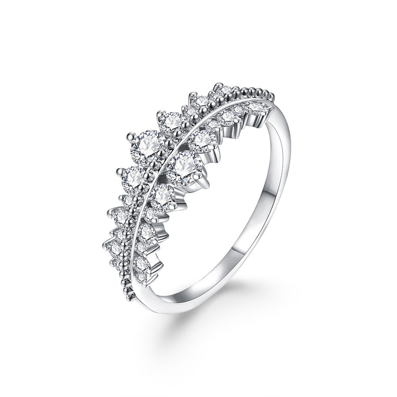 Brilliant Cut 3.0mm Moissanite Ring for Women Men Pure Solid 925 Silver for Wedding Engagement Luxury Party Gift