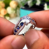 Luxury Round CZ Novel Ring - 3