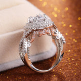 Eternity Zirconia Engagement Ring