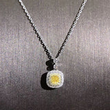 Yellow Cubic Zirconia Necklace - 5