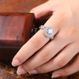 Eternity Engagement Ring With Box