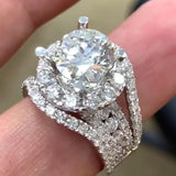 Diamond Engagement Ring 1/4 ct tw Round-cut 10K