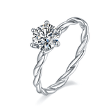 Solitaire 1.0 Carats Custom CVD Engagement Ring