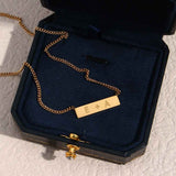 18K Gold Plated Personalized Necklace