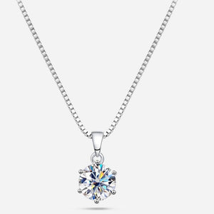 S925 Serenity 1 Carat Real Moissanite Necklace