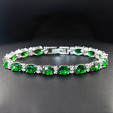 Green Moissanite Bracelet