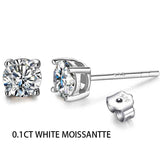 Moissanite Diamond Stud Earrings