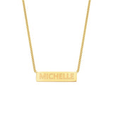 18K Gold Plated Personalized Necklace