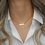 18K Gold Plated Personalized Necklace