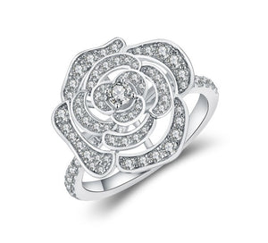 1.5CT Moissanite Ring for Women D VVS Round Diamond Double Halo Ring Engagement Christmas 925 Sterling Silver Wedding